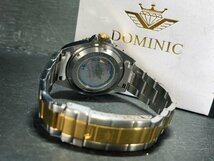 新品 正規品 ドミニク DOMINIC シーマリーナ 自動巻き 腕時計 オートマティック カレンダー ステンレス ゴールド リミテッドエディション_画像7