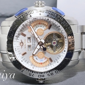 限定モデル 秘密のからくりギミック搭載 新品 DOMINIC ドミニク 正規品 腕時計 手巻き腕時計 ステンレスベルト アンティーク腕時計 メンズの画像1
