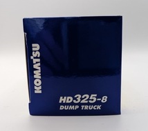 コマツ　ダンプトラック　HD325-8　1:87　非売品　KOMATSU DUMP TRUCK　HD325-9　ダンプカー　小松　中古　管理№ 6989_画像7