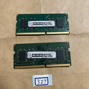 16GB#327# AW4/2400-N8G。8GBx2枚=16GB