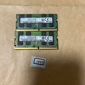 32GB #1995# SAMSUNG 16GB 2Rx8 PC4-2400T SE1-11の画像1