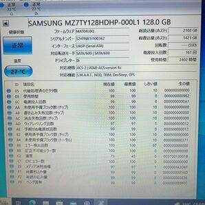 SSD 128GB #412# SAMSUNG MZ7TY128HDHP-000L1 128.0GBの画像3