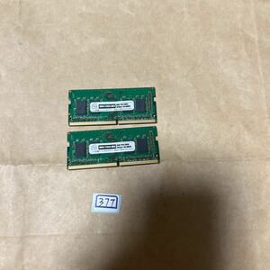 16GB #377# AW4/2400-N8G PC4-2400. 8GBx2枚=16GB