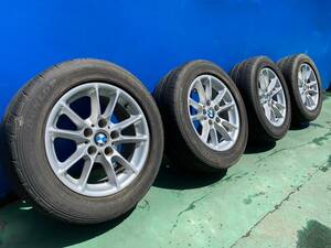 BMW E60 E61 5シリーズ 純正 16インチ ホイール 4本セット 7J×16 OFF+20 PCD120 225/55R16　