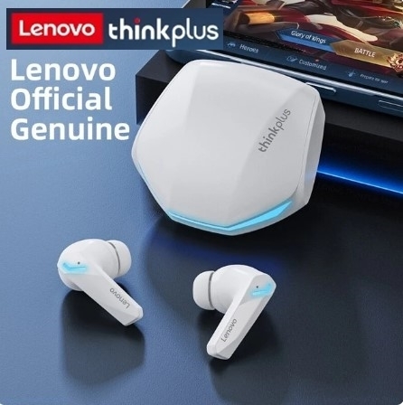★高音質 Lenovo / Thinkplus（Gm2 Pro）Bluetooth5.3 ワイヤレスイヤホン・低遅延 / HD通話・ゲーミングイヤホン 白