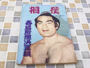 ∨ 古本 雑誌 レア 希少｜相撲 増刊 春場所総決算号 1958年 昭和33年 4月20日発行　P228｜ ｜ 若乃花勝治 当時物■N9891