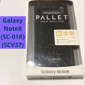 【再入荷】【Galaxy Note8】PALLET 耐衝撃 ハイブリッドケース ブラック