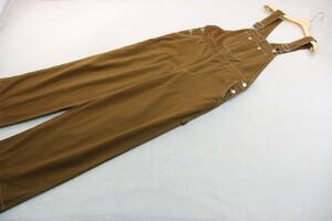 3-1168 new goods cotton 100% overall Brown F size 