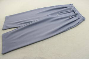 4-349 new goods waist rubber cut karuze tuck pants lavender F size 
