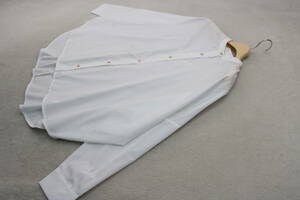 3-1377 new goods gold button back Vgya The - blouse white F size 