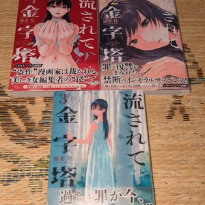 稲妻桂　流されて金字塔　全3巻セット　全巻セット　全巻初版　帯あり