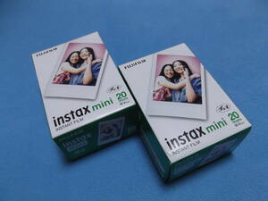 チェキ用フィルム instax mini（2パック品）x 2個セット