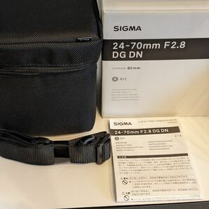 sigma シグマ 24-70mm F2.8 DG OS HSM ライカL用 元箱 マニュアル　取説、レンズありません
