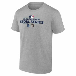 大谷翔平、ダルビッシュ出場　2024 MLB ワールドツアー　ソウルシリーズ　ドジャースvs パドレス　Tシャツ　メンズM サイズ　