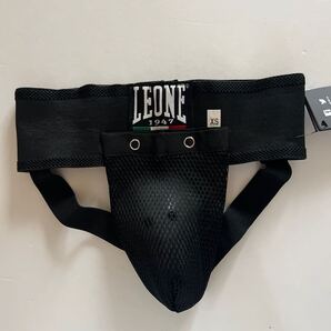 LEONE ファウルカップ S-SM(XS) 黒 ブラック コアプロテクション 股間ガード スポーツインナー ジョックストラップ 金玉を守る
