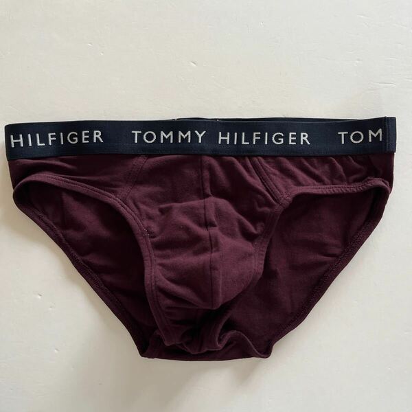 【訳あり品】 TOMMY HILFIGER トミーヒルフィガー　メンズビキニ　M(S) バーガンディ　ビキニブリーフ　メンズブリーフ　メンズインナー　