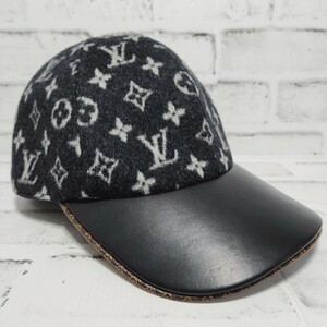 Louis Vuitton Cap Carry On M76712 ルイヴィトン ヴィトン キャリーオンキャップ キャスケット モノグラム クイル 帽子 総柄ロゴ レザー 