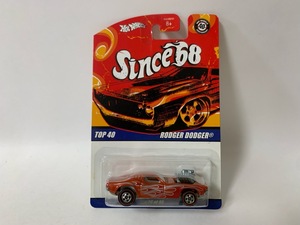 ☆Hot Wheels 40th Anniversary Since ’68 Top 40【RODGER DODGER】MOPAR/DODGE/CHARGER/モパー/ダッジ/チャージャー 1/64（未開封）☆