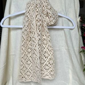 春夏用ストール　手編み　ハンドメイド　母の日のプレゼント