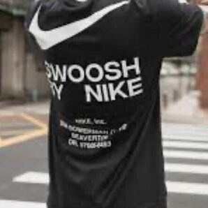 【新品 正規品】ナイキ NIKE SWOOSH Tシャツ 半袖 XL カットソー 黒 ブラック ビックスウッシュ 送料全国一律230円の画像6