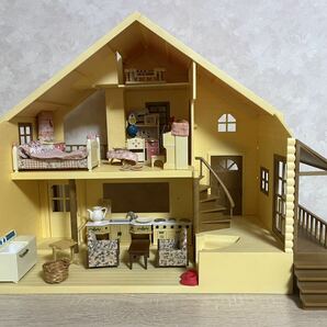 ジャンク エポック社 シルバニアファミリー セット まとめて /赤い屋根の大きなお家 森のパン屋さん お菓子の家 保健室 小物 人形の画像2