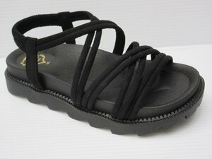  sale L soft soft cushion resort sandals FR2213 black Michaela La Spada woman lady's back band strap 