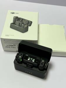  ultimate beautiful goods * DJI Mic ( transmitter ×2 + receiver ×1 + charge case ) wireless labe rear Mike 