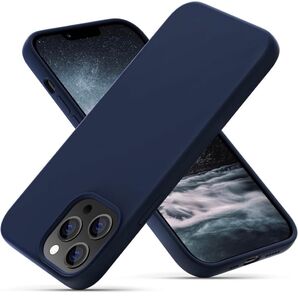 iPhone13 Proソフトカバー ネイビー アイフォン13 シリコン