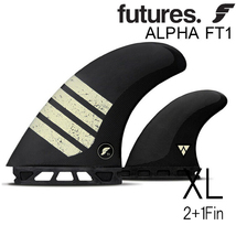 フューチャー フィン アルファ T1 モデル 2+1フィン ツインスタビ / Futures Fin Alpha T1 Model 2+1fin_画像1