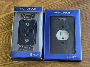 ◆ Furutech GTX-S NCF(R) 壁コン、106-S NCFプレートセット 美品