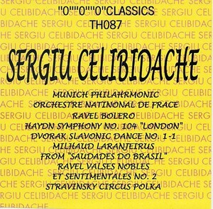 チェリビダッケ：ハイドン・交響曲第104「ロンドン」ドヴォルザーク・スラブ舞曲、ラヴェル・ボレロ、他。