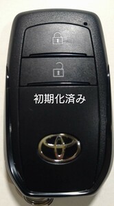 初期化済トヨタ純正 スマートキー 2ボタンヤリスクロス基盤番号231451-3041 007-AH0195 電池サービス②