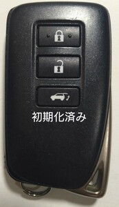 初期化済トヨタ レクサス純正スマートキー3ボタン基盤番号231451-0010 007-AC0147 14FAD 新品電池サービス⑬