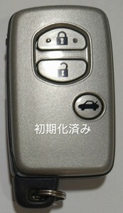 初期化済トヨタ純正 スマートキー3ボタンクラウン200系基盤番号271451-5300 新品電池サービス⑪