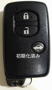 初期化済トヨタ純正スマートキー3ボタン ８６ マークＸ ＳＡＩ等 基盤番号271451−5300 新品電池サービス24