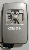 初期化済 トヨタ純正スマートキー3ボタンエスティマ ヴェルファイア ヴォクシーアルファード基盤番号271451-6230 新品電池サービス26_画像1