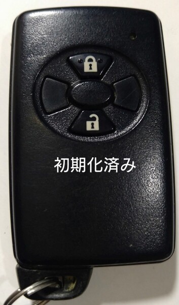 初期化済トヨタ純正 スマートキー 2ボタン ヴィッツ オーリス ルミオン 基盤番号271451-0500 新品電池サービス ⑰