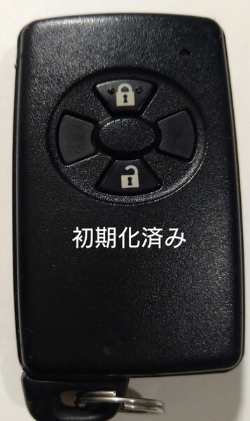 初期化済トヨタ純正スマートキー 2ボタンヴィッツ オーリス ルミオン 基盤番号271451-5841新品電池サービス⑦