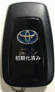 初期化済トヨタ純正 スマートキー3ボタンZVW52プリウスPHV 基盤番号231451-0351 007-AD0027 14FAF 新品電池サービス⑮