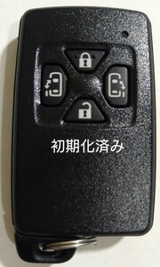 初期化済トヨタ純正スマートキー4ボタン70ノアヴォクシーアルファード基盤番号271451-6230 新品電池サービス ⑧