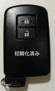 初期化済トヨタ純正スマートキー 2ボタン基盤番号281451-0020 新品電池サービス①