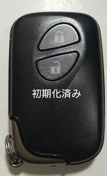 初期化済 トヨタ レクサス純正スマートキー2ボタン 基盤番号271451−5300 新品電池サービス②