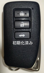 初期化済トヨタ レクサス純正スマートキー3ボタン基盤番号281451-2020 001-A00237 14FAB-01新品電池サービス⑥