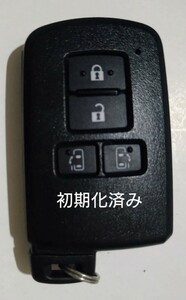 初期化済トヨタ純正 スマートキー4ボタンアルファードノア ヴォクシー基盤番号231451-0120 007-AC0146 14FAE 新品電池サービス⑩