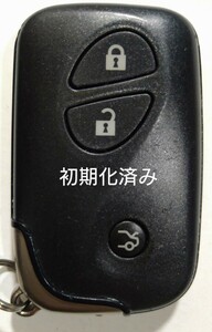 初期化済トヨタ レクサス純正3ボタンスマートキー 基盤番号271451−0310新品電池サービス⑪