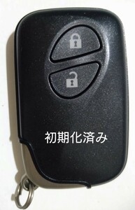 初期化済 トヨタ レクサス純正スマートキー2ボタン 基盤番号271451−5300 新品電池サービス③