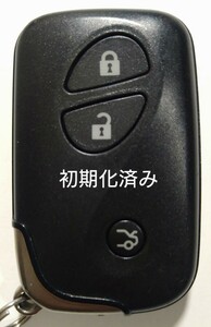 初期化済トヨタ レクサス純正スマートキー3ボタン基盤番号271451−5360新品電池サービス⑤