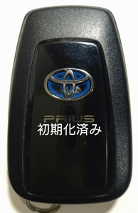 初期化済トヨタ純正 スマートキー2ボタン50系プリウス 基盤番号231451-3450 007-AH0215 14FAY 新品電池サービス⑤