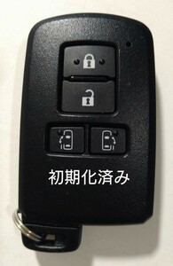 初期化済トヨタ純正 スマートキー4ボタンノア ヴォクシー 基盤番号281451-2150 001-A00733 14FAC-01 新品電池サービス②