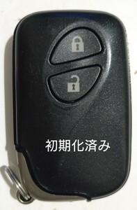 初期化済トヨタ レクサス純正スマートキー2ボタン 基盤番号271451−5300 新品電池サービス⑥